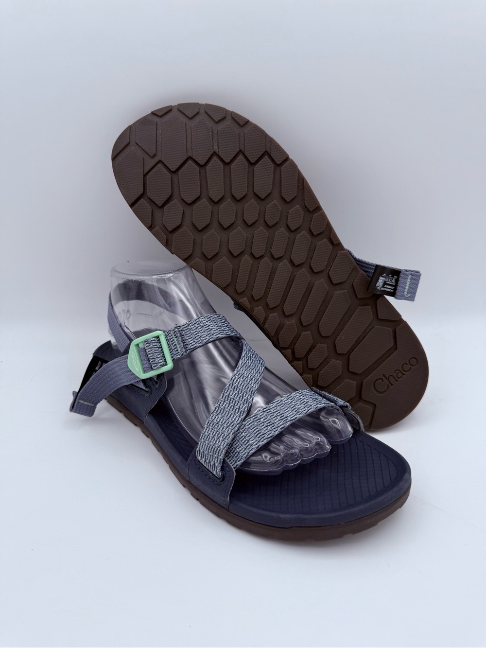 NWOT Women's Chaco Lowdown Meadow Cool Gray Strappy Adjustable Sandals Size 10